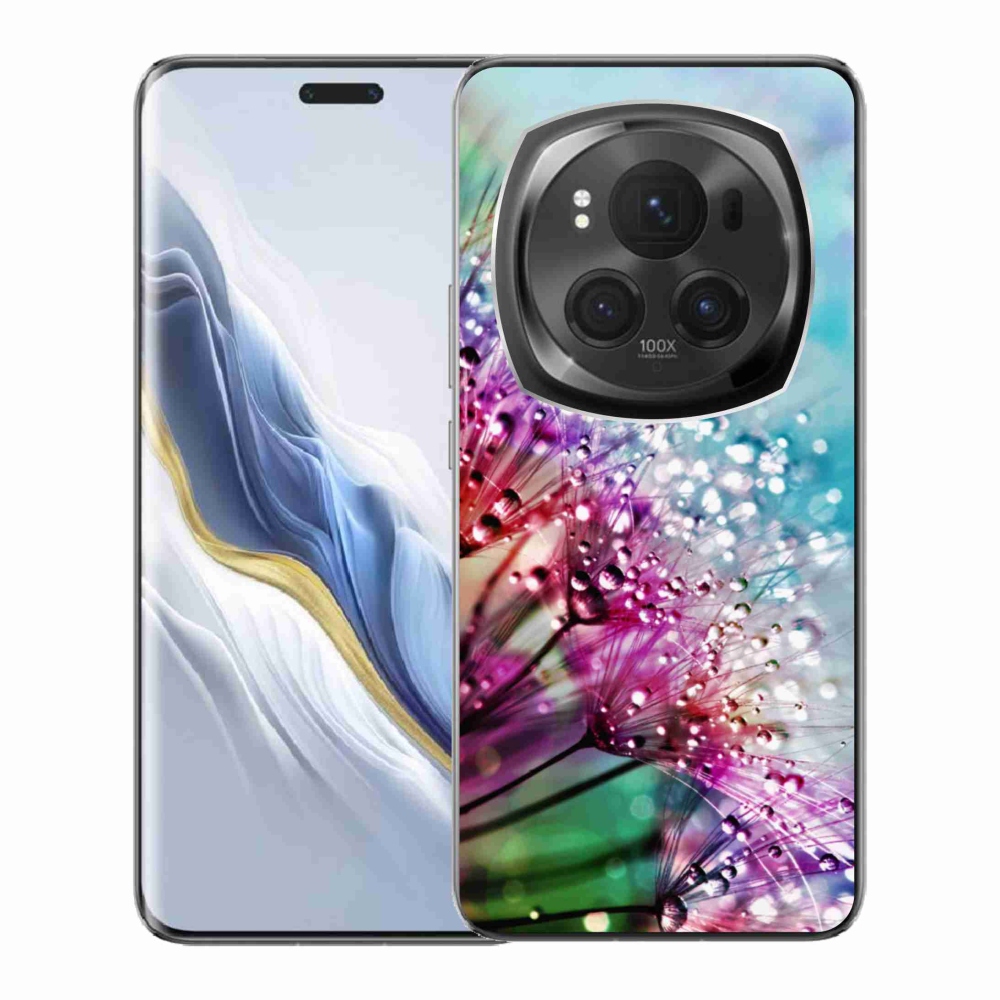 Zselés borítás mmCase a Honor Magic 6 Pro 5G készülékhez - színes virágok