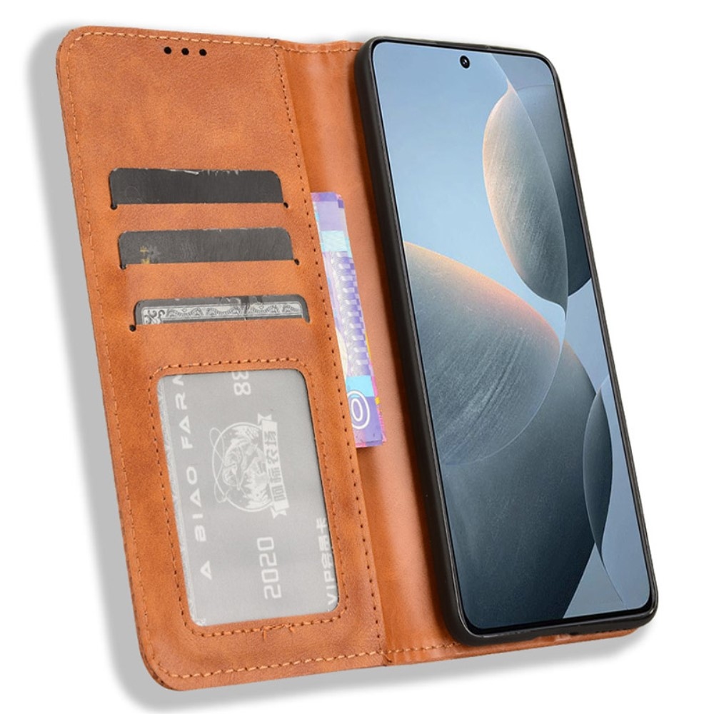 Vintage könyvtáska Xiaomi Poco X6 Pro 5G - barna