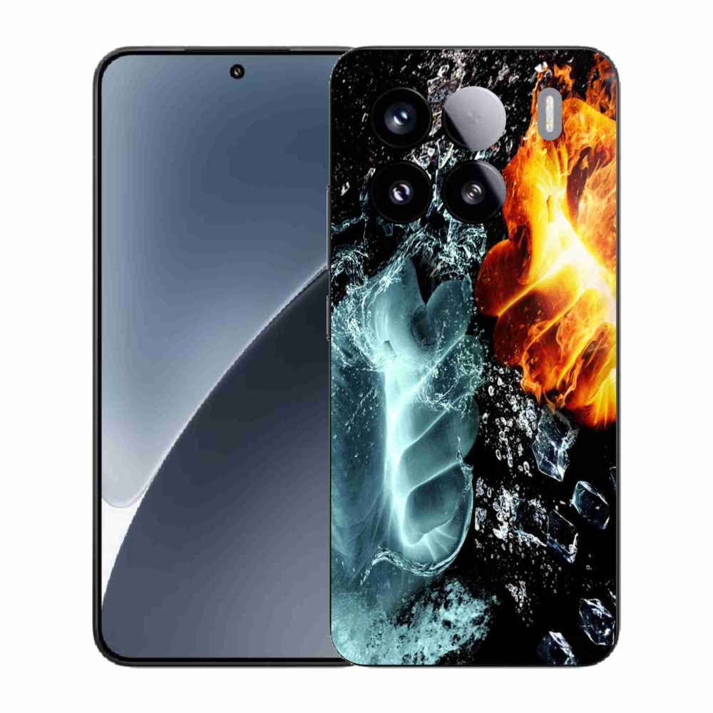 Gél borító mmCase a Xiaomi 15 - víz és tűz számára