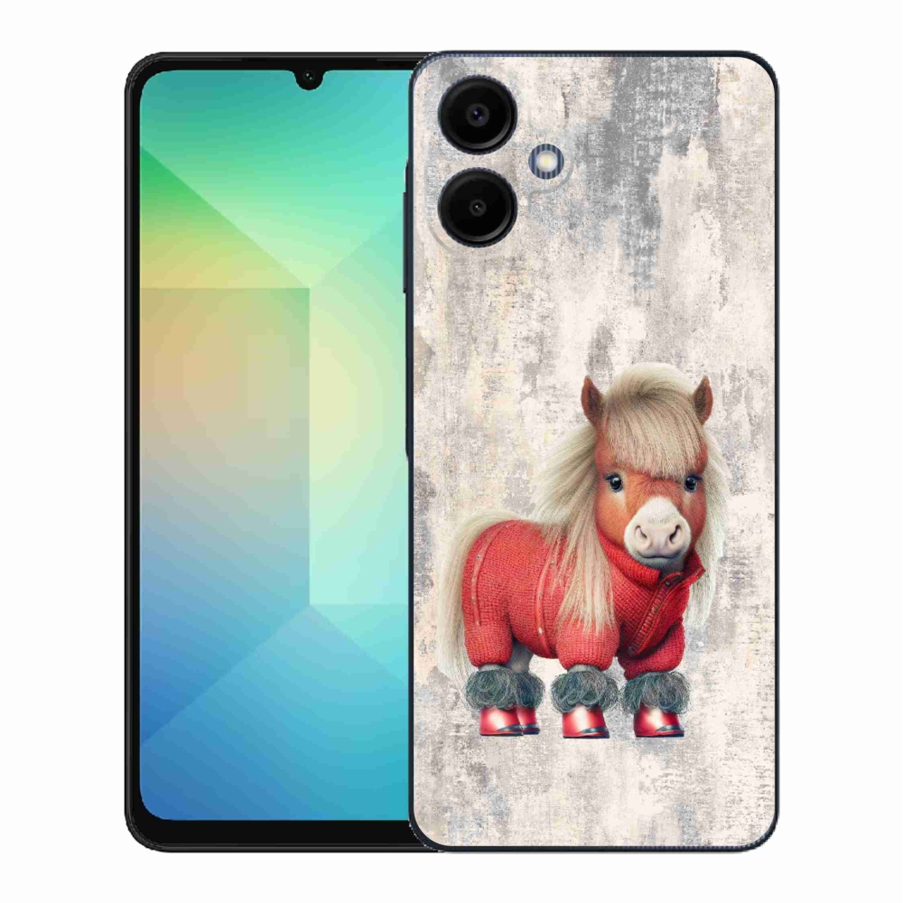 Gél borítás mmCase Samsung Galaxy A06 4G - póni pulóverben - Samsung Galaxy A06 4G - póni pulóverben