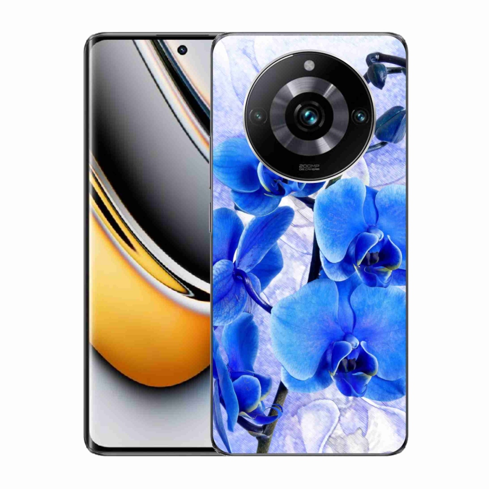 Gél védőhuzat mmCase a Realme 11 Pro/11 Pro+ készülékhez - kék virágok