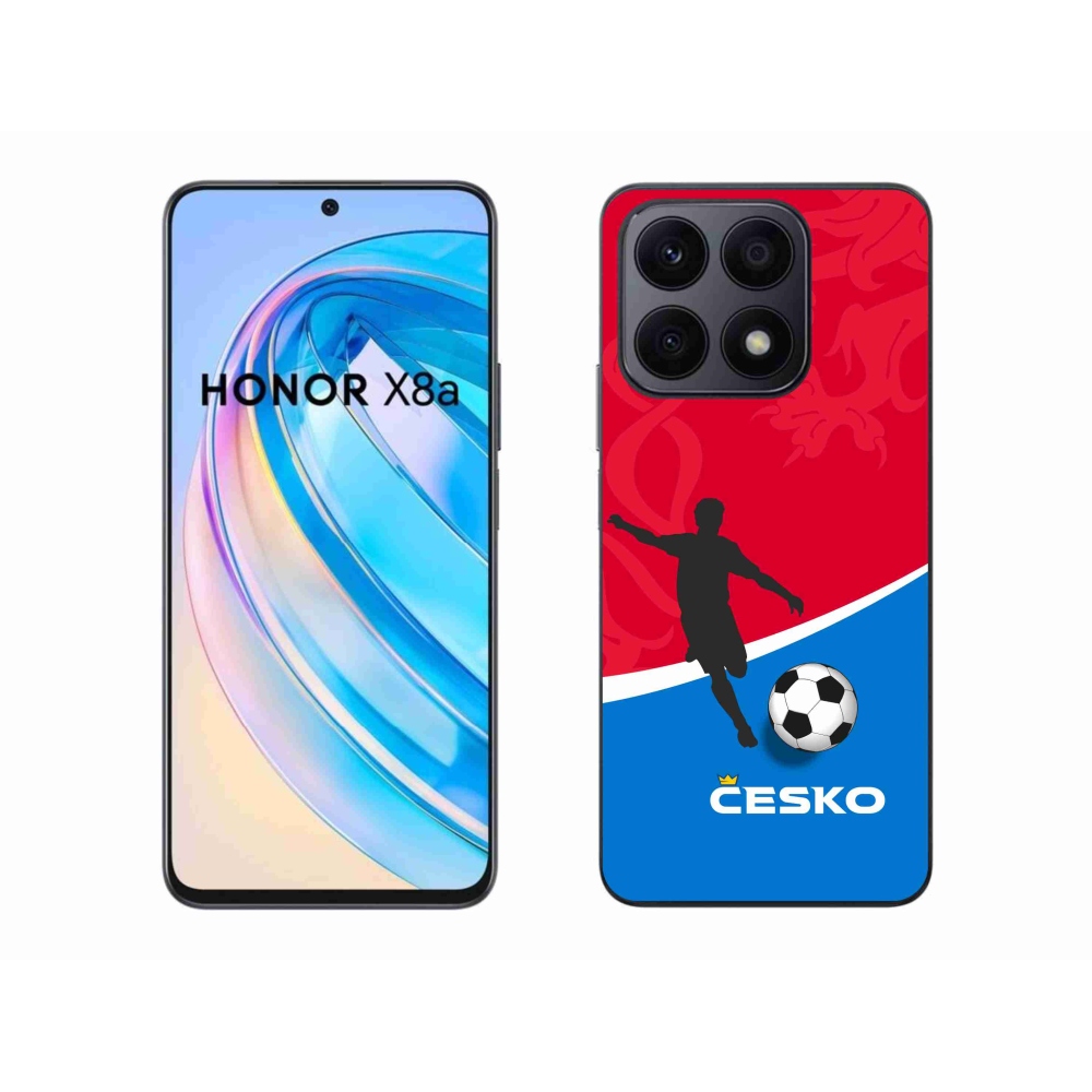 Gél borítás mmCase for Honor X8a - futball Csehország
