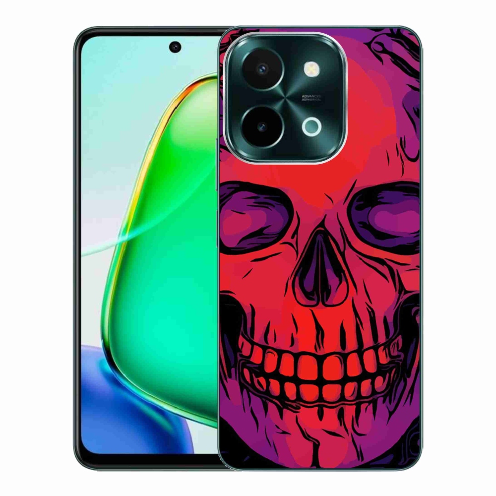 Gél tok mmCase a Vivo Y28 készülékhez - koponya