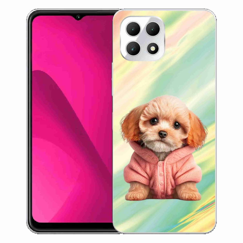 Zselés borítás mmCase a T-Mobile T Phone 2 készülékhez - pulóveres kiskutya