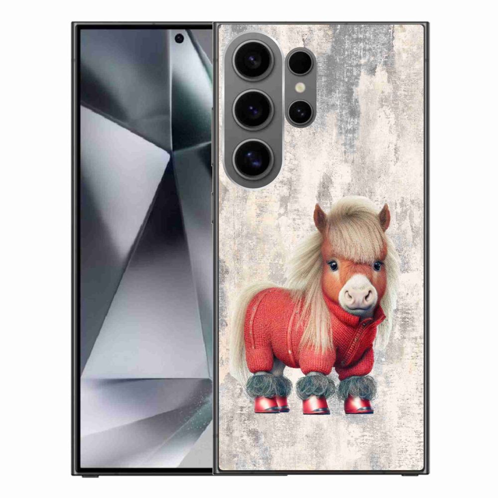 Gél borítás mmCase Samsung Galaxy S24 Ultra - póni pulóverben