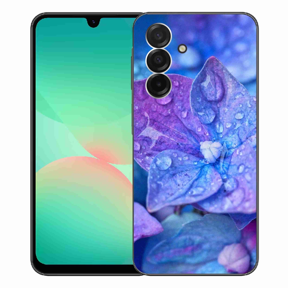 Gél védőhuzat mmCase Samsung Galaxy A26 5G - lila virág