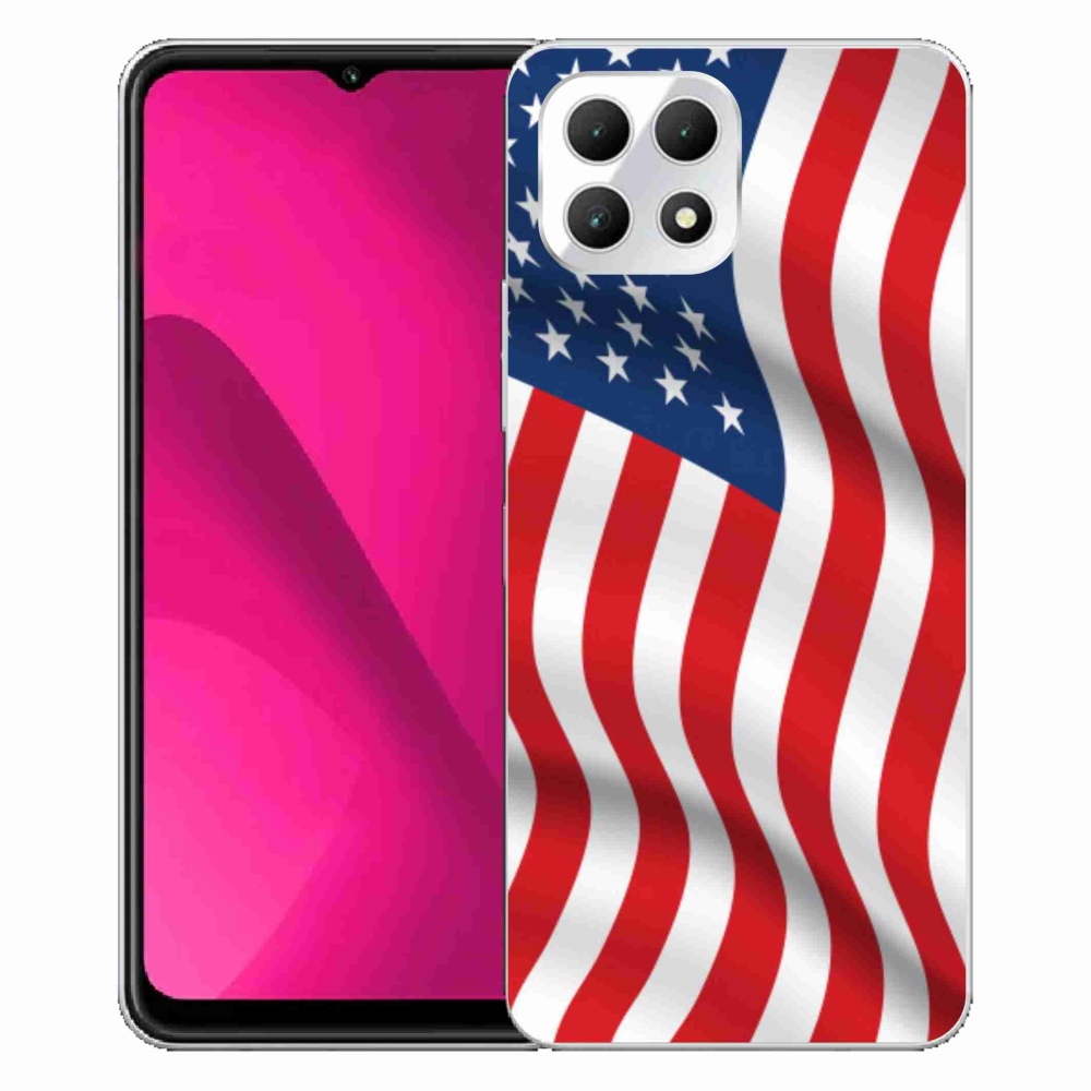 Zselés borítás mmCase a T-Mobile T Phone 2 készülékhez - Amerikai zászló