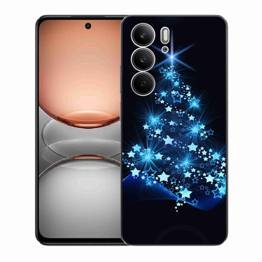 Gél borítás mmCase a Realme C75 készülékhez - Karácsonyfa