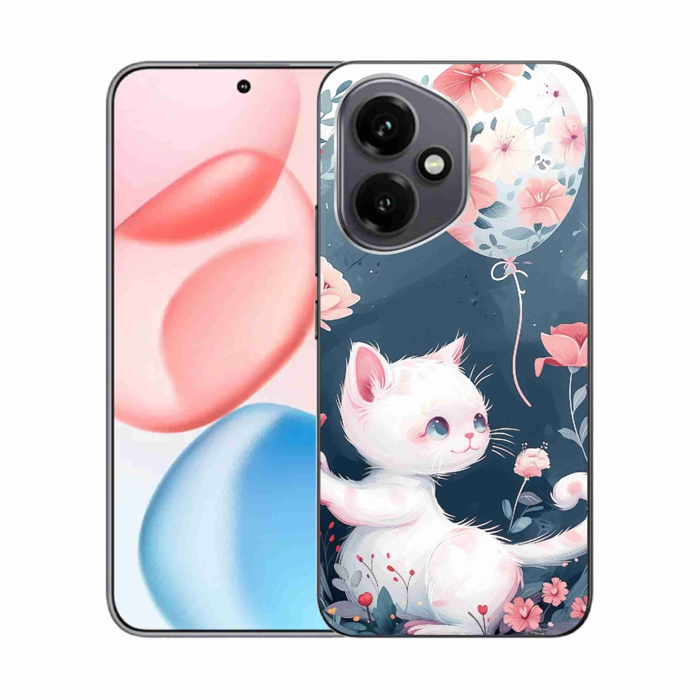 Zselés borítás mmCase a Honor 400-hoz - cica lufival