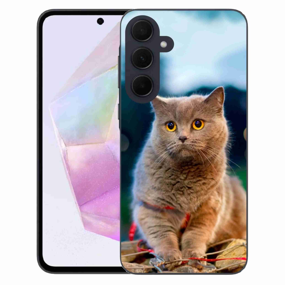 Gél védőhuzat mmCase Samsung Galaxy A35 5G - brit kék 2