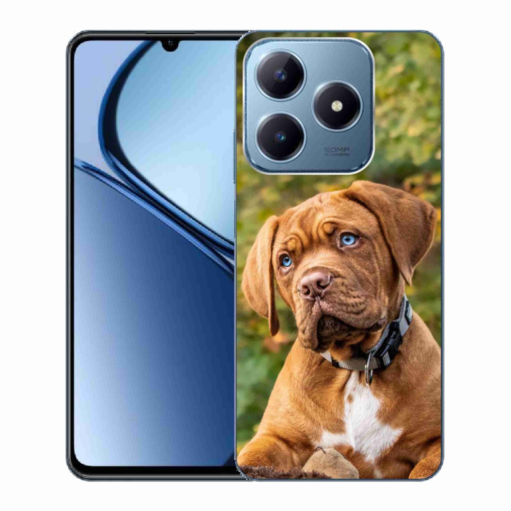 Gél borítás mmCase a Realme C63 készülékhez - kölyökkutyakék