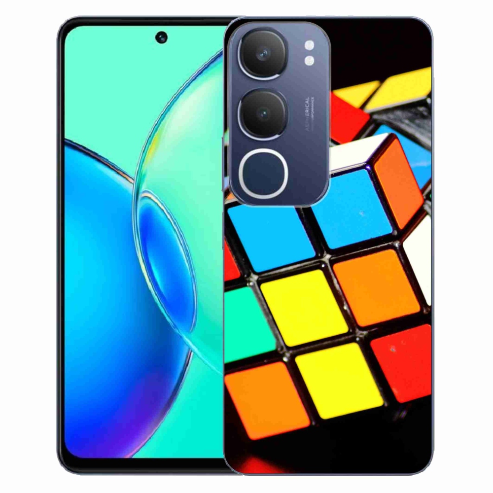 Gél borítás mmCase a Vivo Y19s készülékhez - Rubik-kocka
