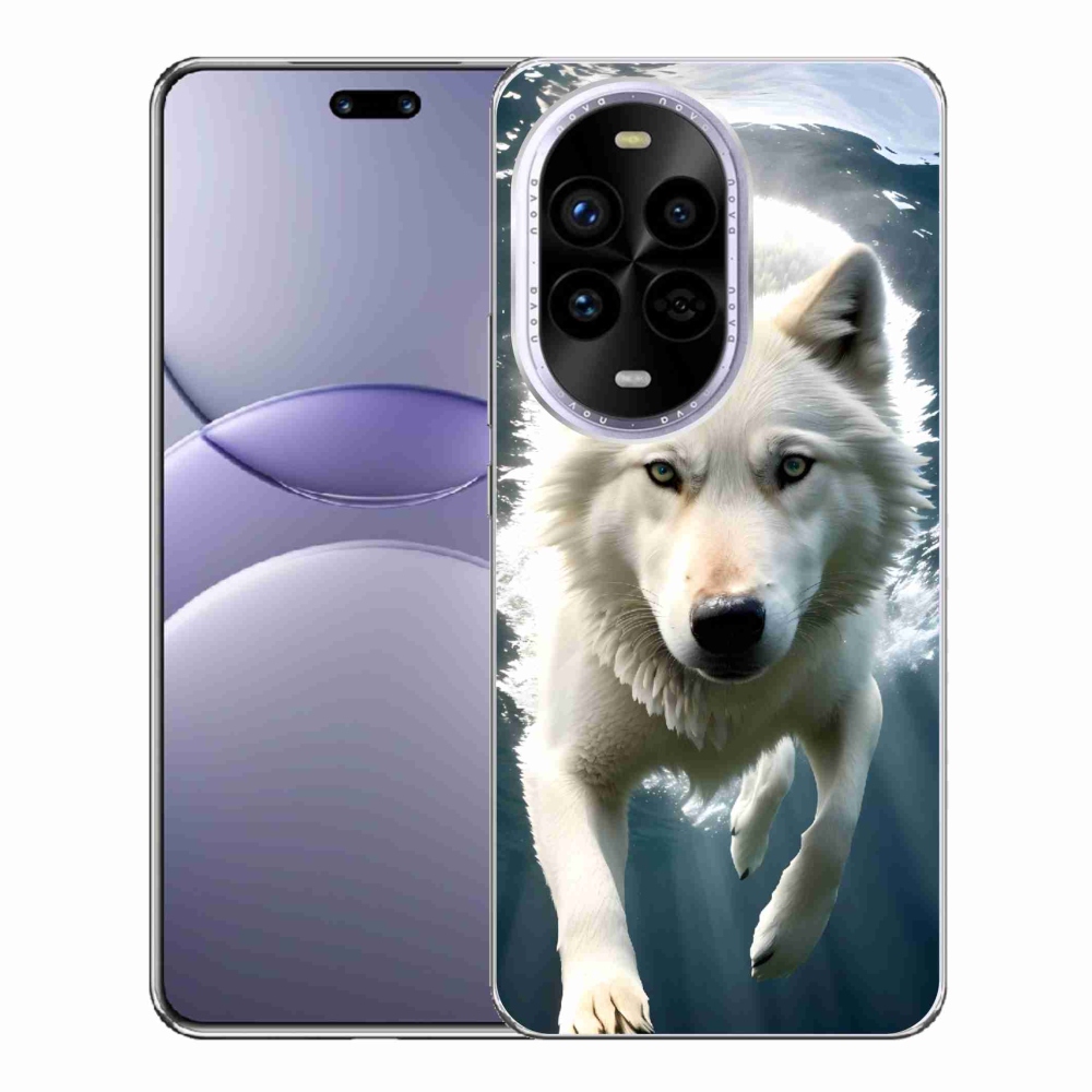 Gél borítás mmCase a Huawei Nova 13 Pro 5G-re - fehér farkas