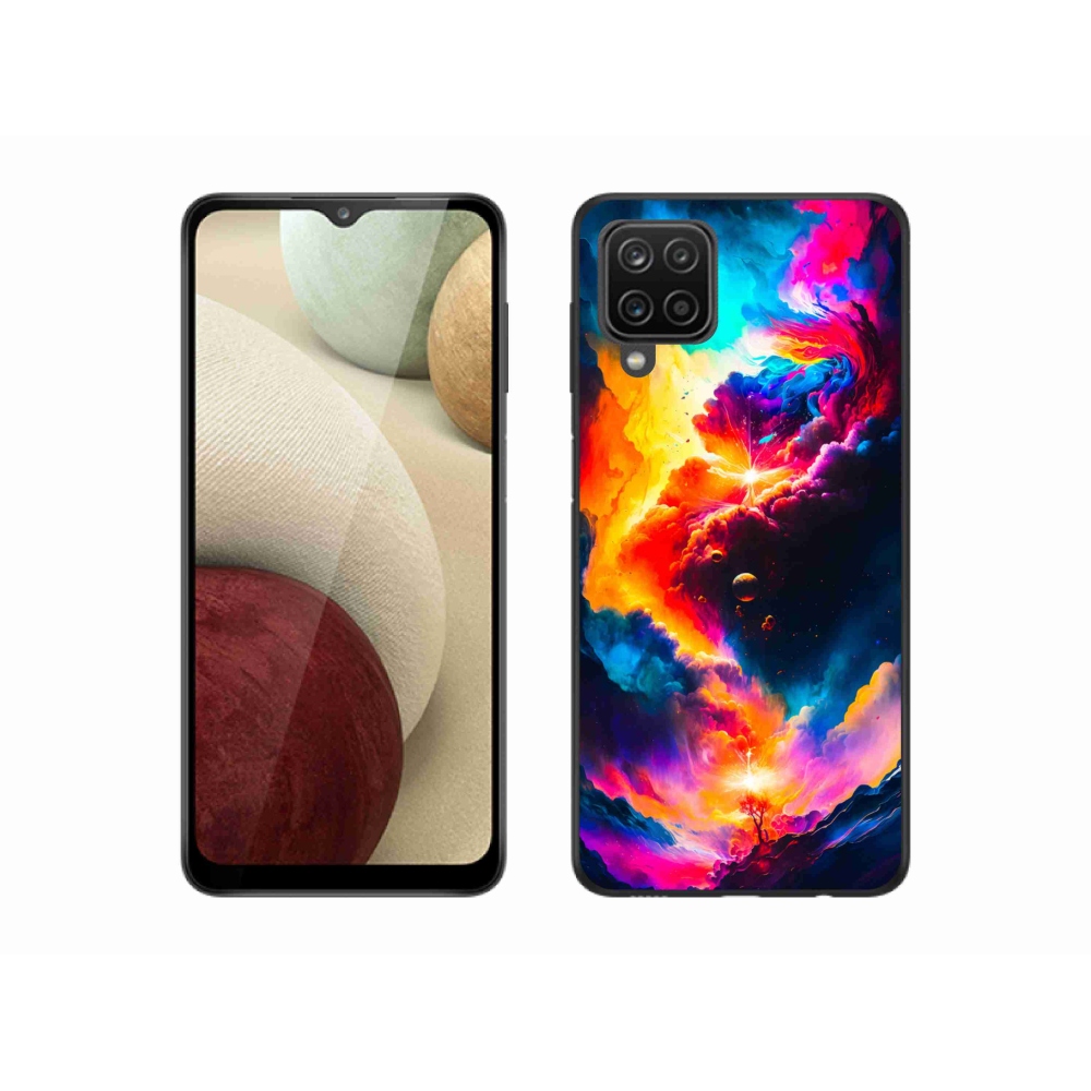 Gél borítás mmCase Samsung Galaxy A12 készülékhez - absztrakt motívum