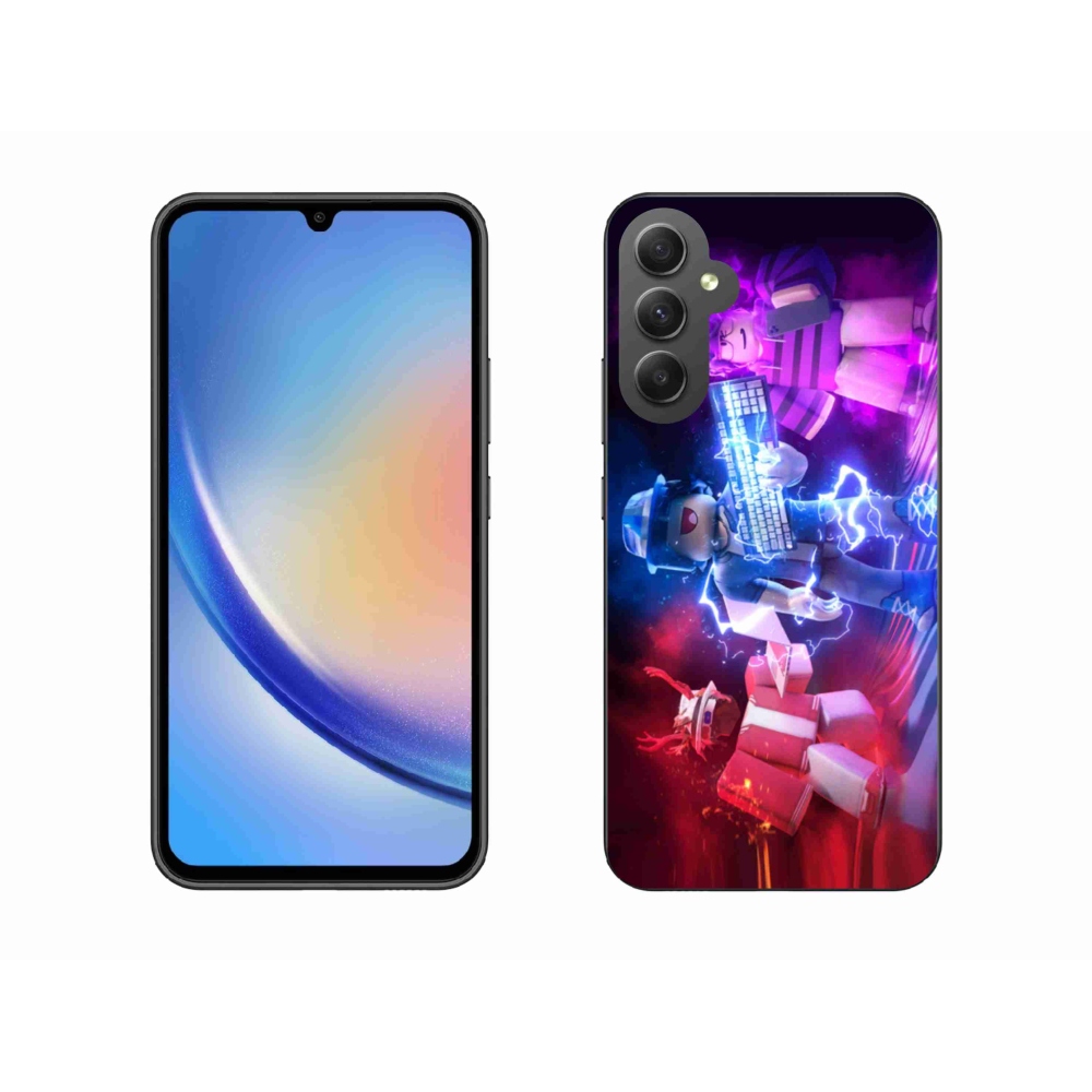 Gél borítás mmCase Samsung Galaxy A34 5G készülékhez - roblox