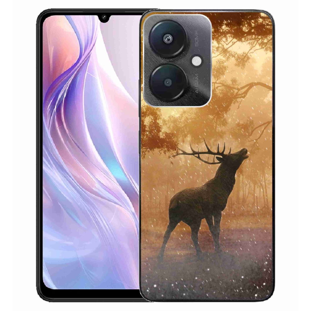 Gél borítás mmCase a Xiaomi Redmi 13C 5G számára - szarvas a vadászaton