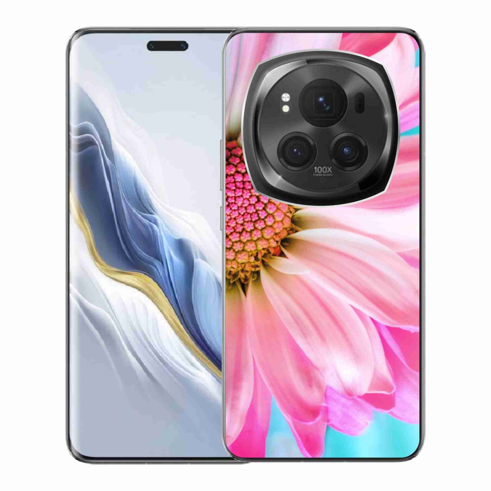 Zselés borítás mmCase a Honor Magic 6 Pro 5G készülékhez - rózsaszín virág