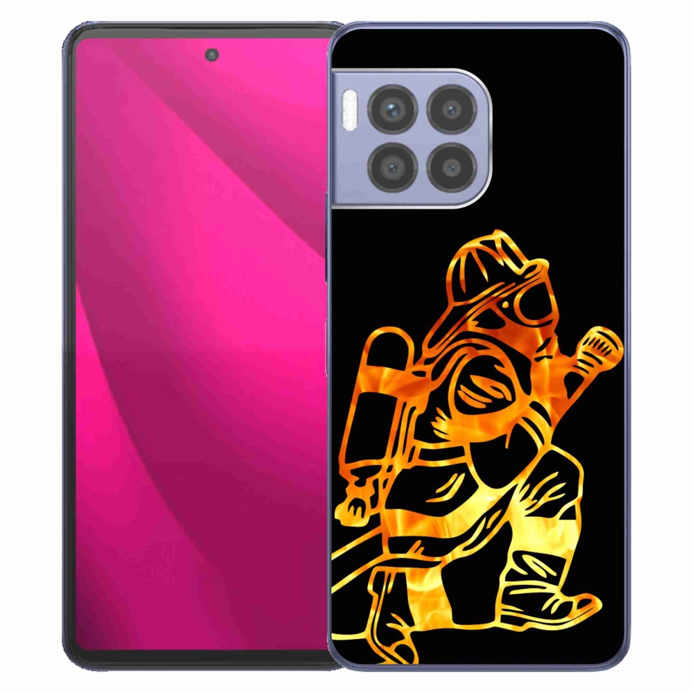 Zselés borítás mmCase a T-Mobile T Phone 2 Pro készülékhez - tűzoltó 1