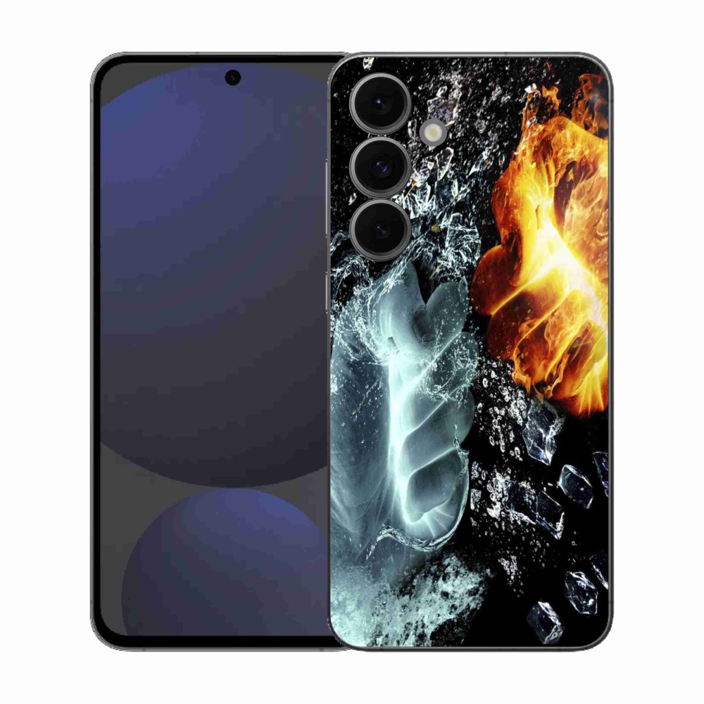 Gél védőburkolat mmCase Samsung Galaxy S25 FE - víz és tűz