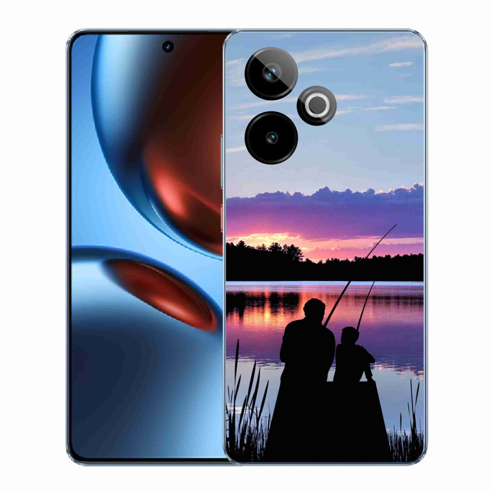 Rugalmas zselés tok mmCase képpel a Realme GT 7 5G/GT 7T 5G számára - halászat 2