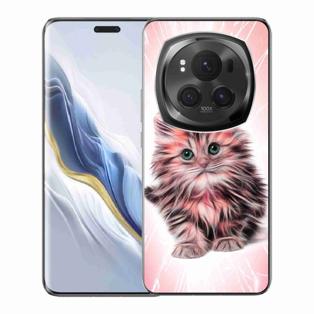 Gél borítás mmCase a Honor Magic 6 Pro 5G számára - aranyos cica