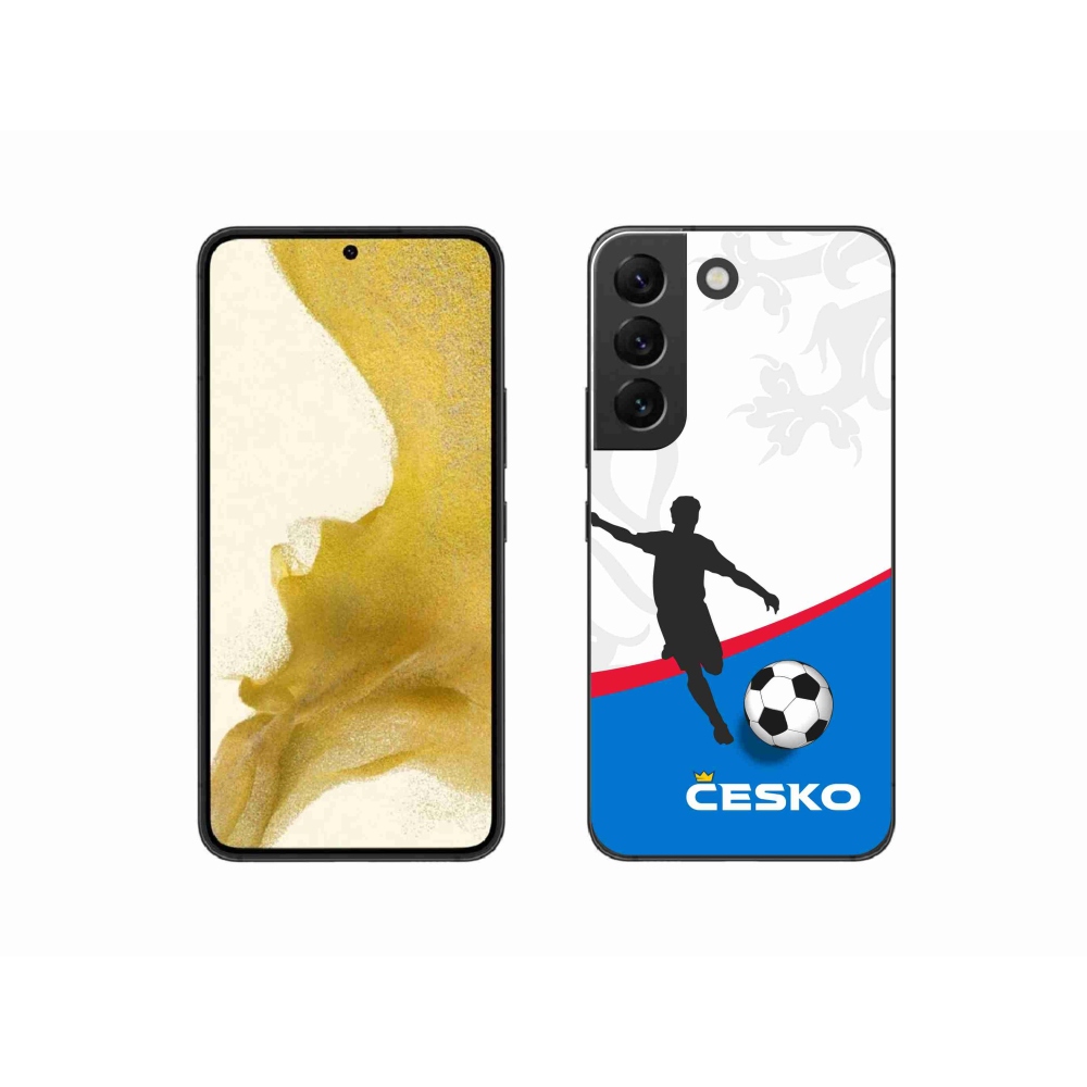 Gél borítás mmCase Samsung Galaxy S22 5G - foci Csehország 1