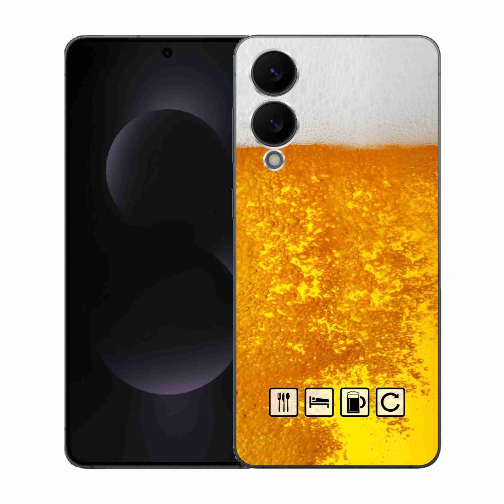 Gél borítás mmCase Samsung Galaxy S25 Edge - sör motívum 3