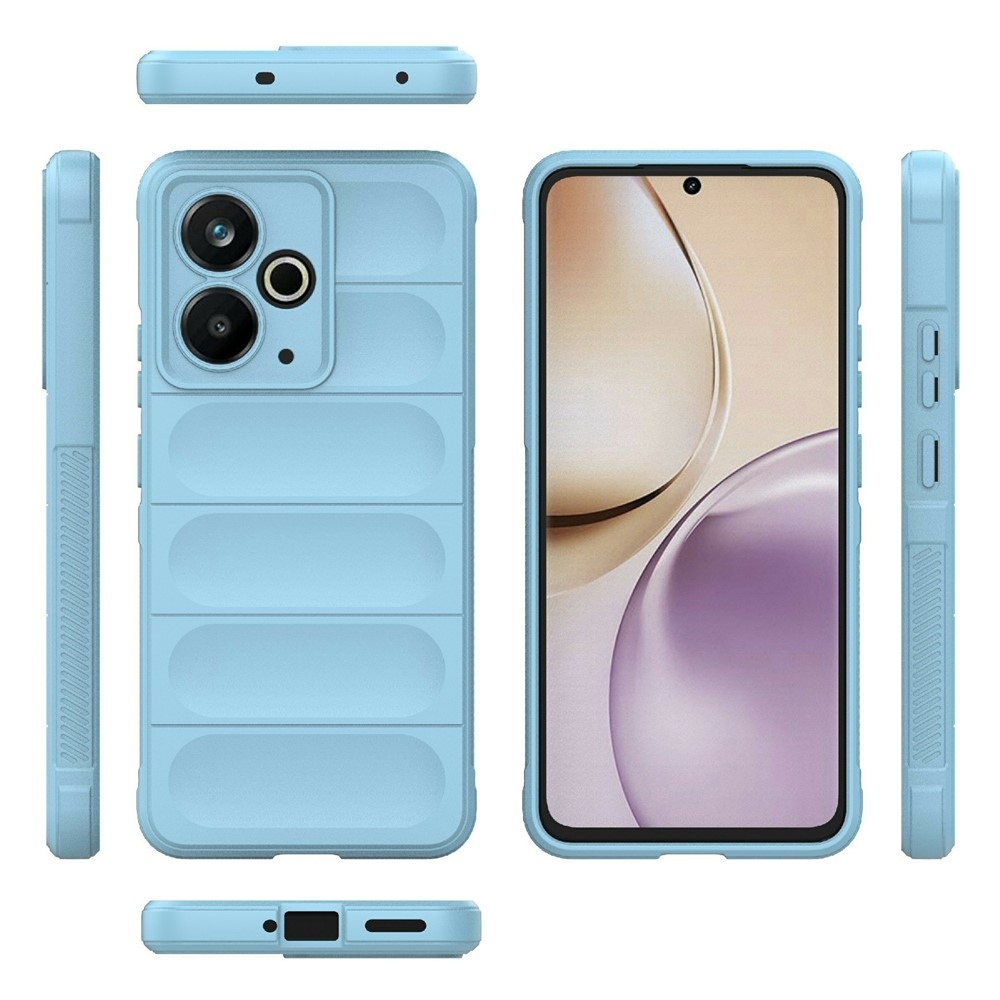 Rugg tartós zselés tok a Realme 14T 5G készülékhez - világoskék színben