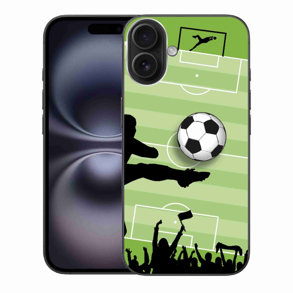 Zselés borítás mmCase iPhone 16 Plus készülékhez - futball 3