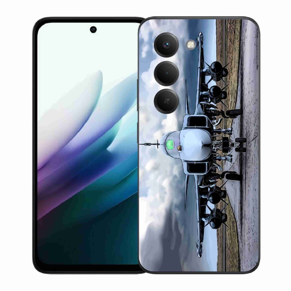 Gél borítás mmCase a Xiaomi Redmi 15 4G/5G (171mm) - katonai repülőgépekhez