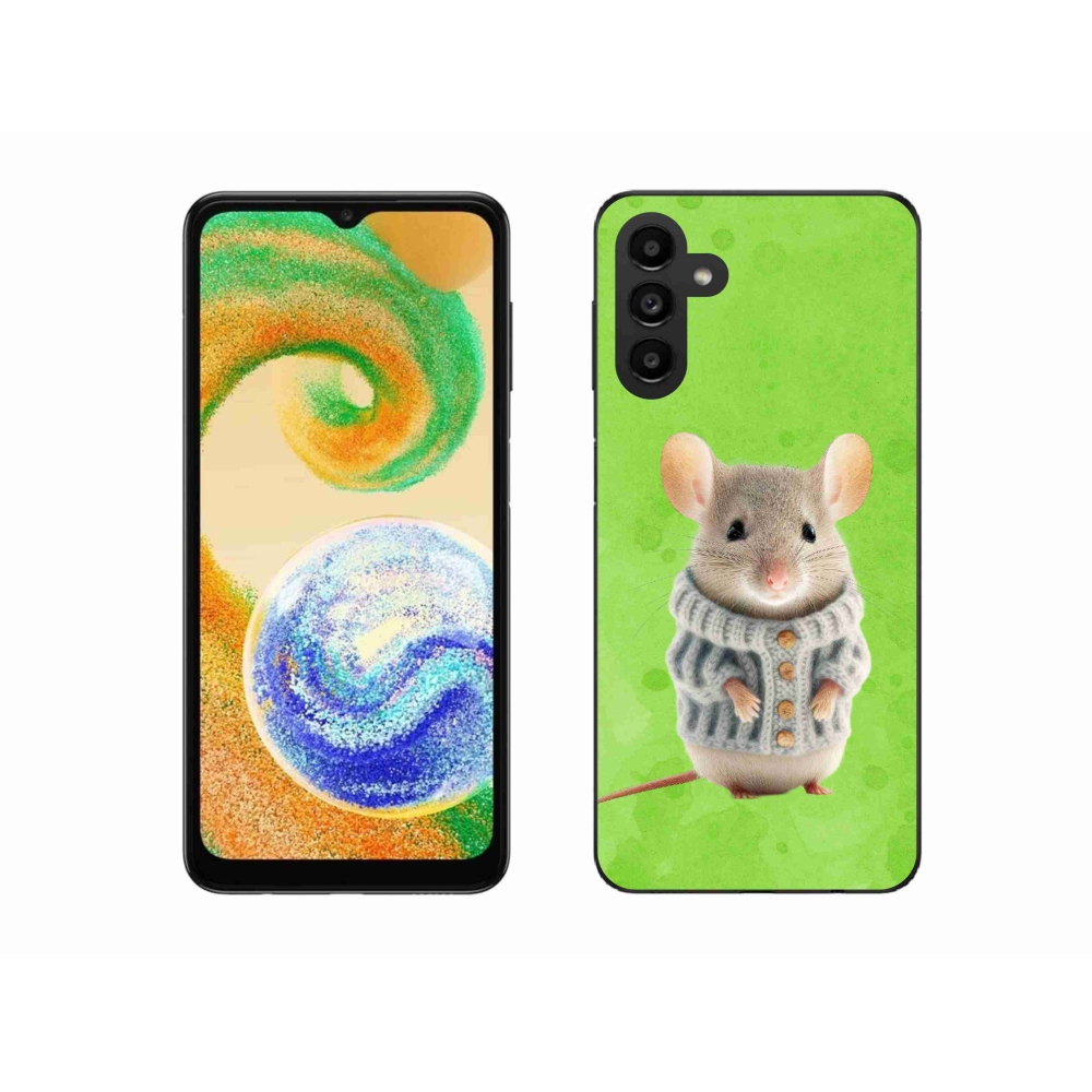 Zselés borítás mmCase Samsung Galaxy A04s (164.7x76.7x9.1mm) - egér pulóverben