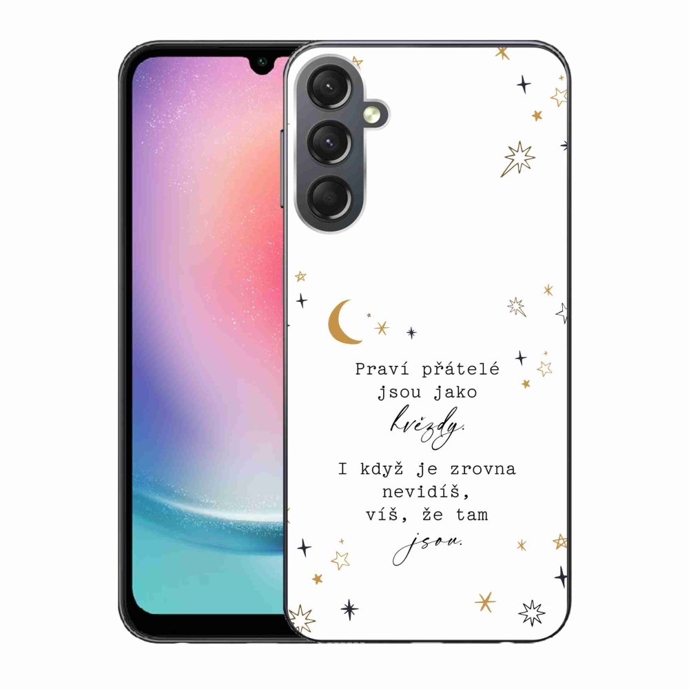 Gél borító mmCase Samsung Galaxy A24 - idézem 6 fehér háttér