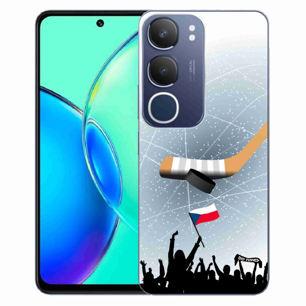 Gél borítás mmCase a Vivo Y19s számára - hoki rajongóknak