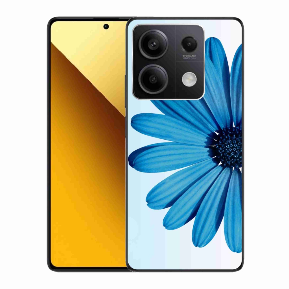 Gél tok mmCase a Xiaomi Redmi Note 13 5G-hez - kék százszorszép