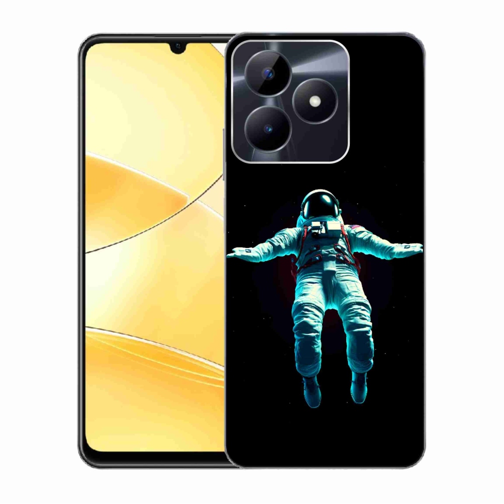 Zselés borítás mmCase a Realme C51/C53 készülékhez - kozmonauta