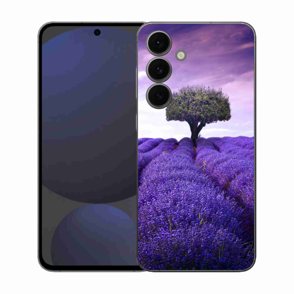 Gél védőhuzat mmCase Samsung Galaxy S25 FE készülékhez - levendula rét