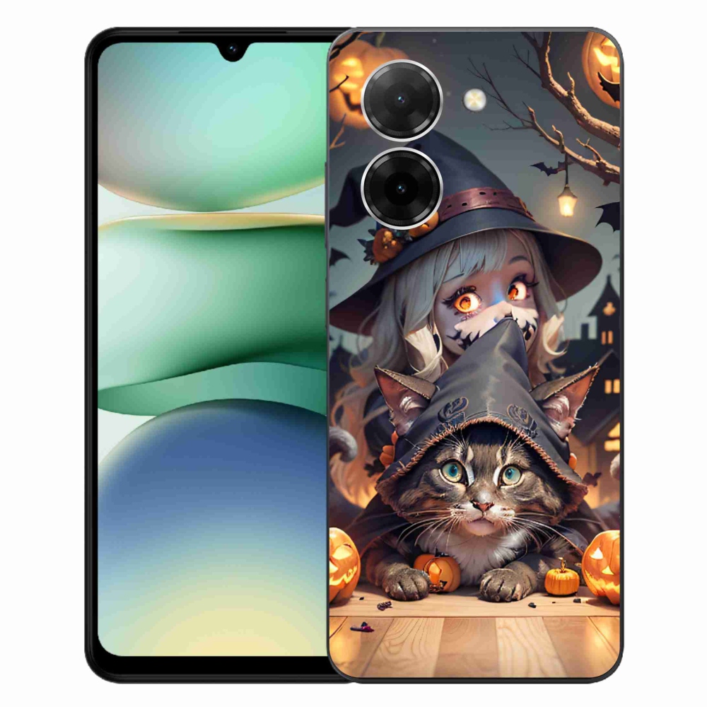 Gél borító mmCase a Xiaomi Redmi A5 (173.45x79.35x8.45mm) - boszorkány macskával