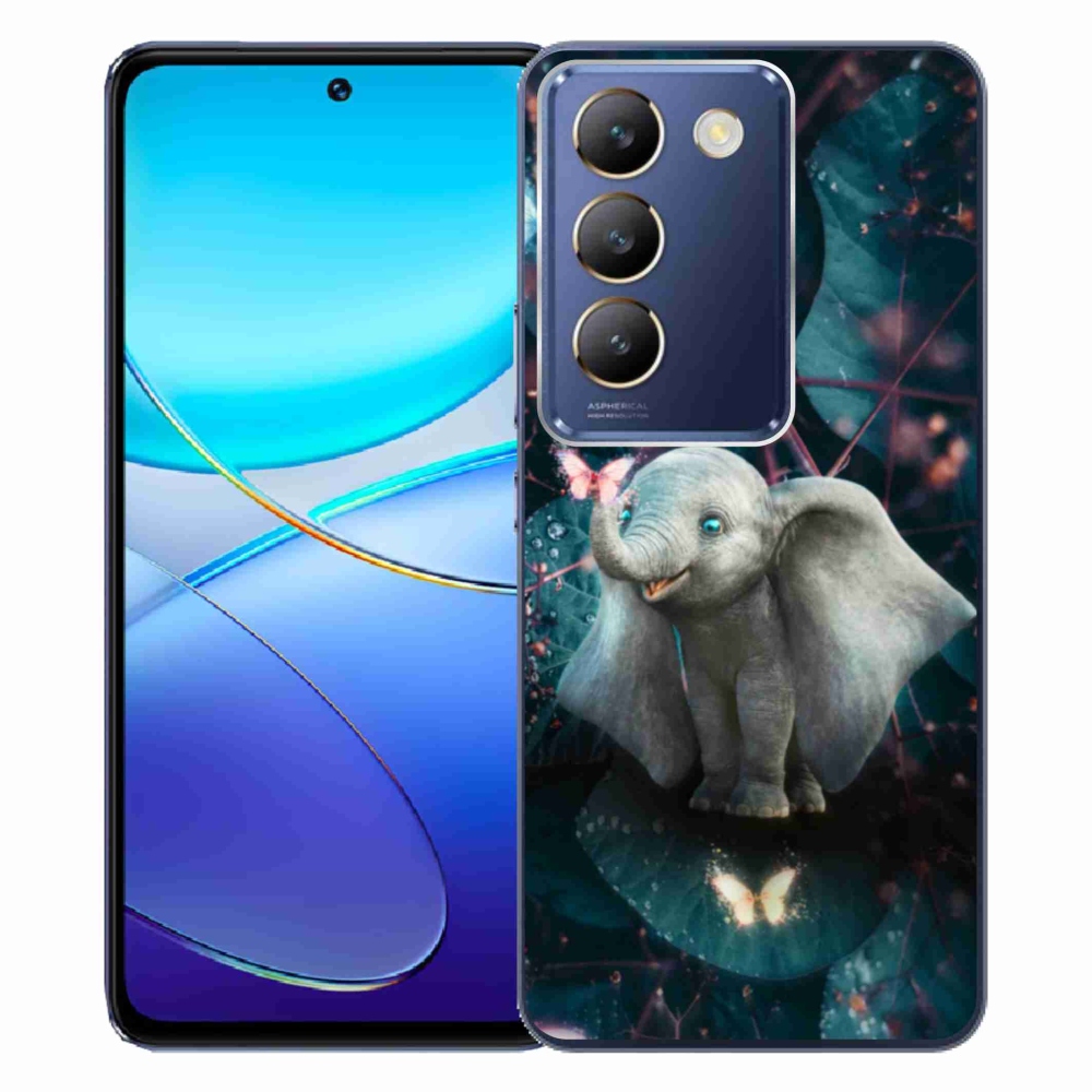 Gél borítás mmCase a Vivo V40 SE 4G/5G készülékhez - aranyos elefánt