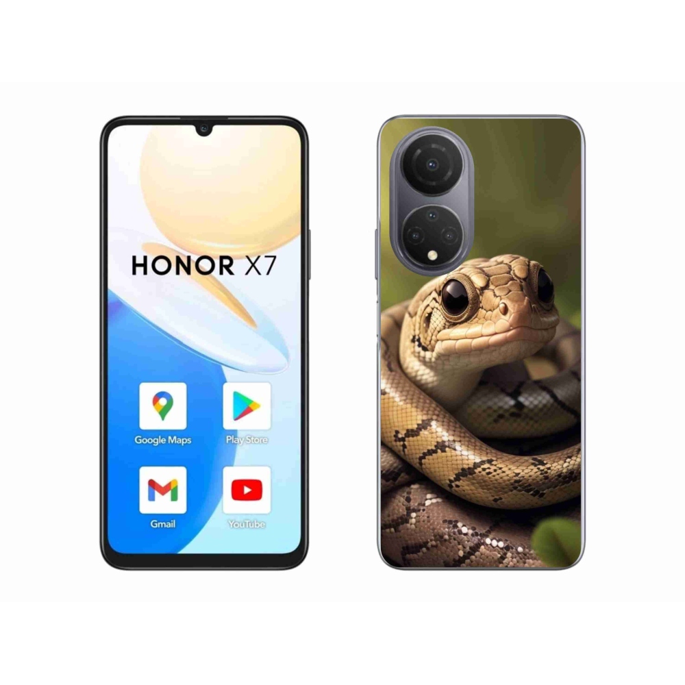 Zselés borítás mmCase a Honor X7-hez - kígyó 1