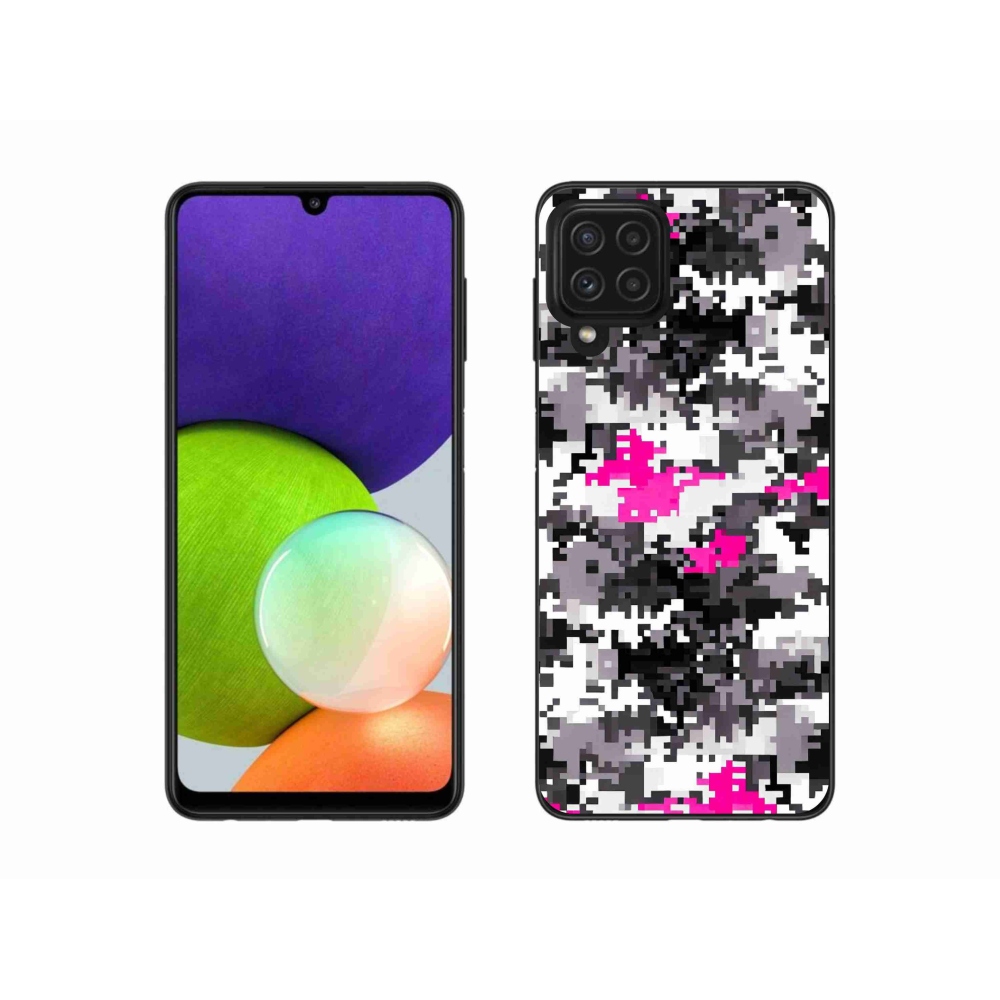 Zselés borítás mmCase Samsung Galaxy A22 4G - terepszínű minta 4