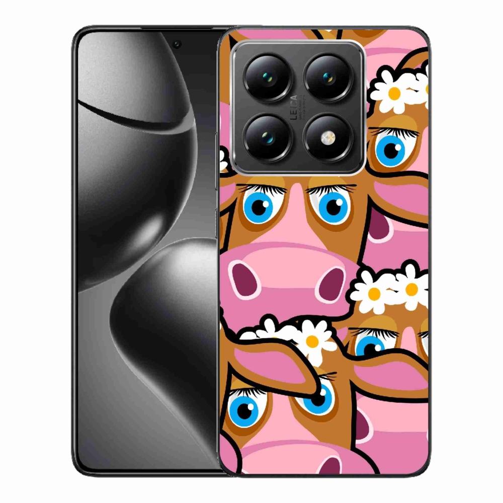 Gél borítás mmCase a Xiaomi 14T-hez - rajzfilmtehenek