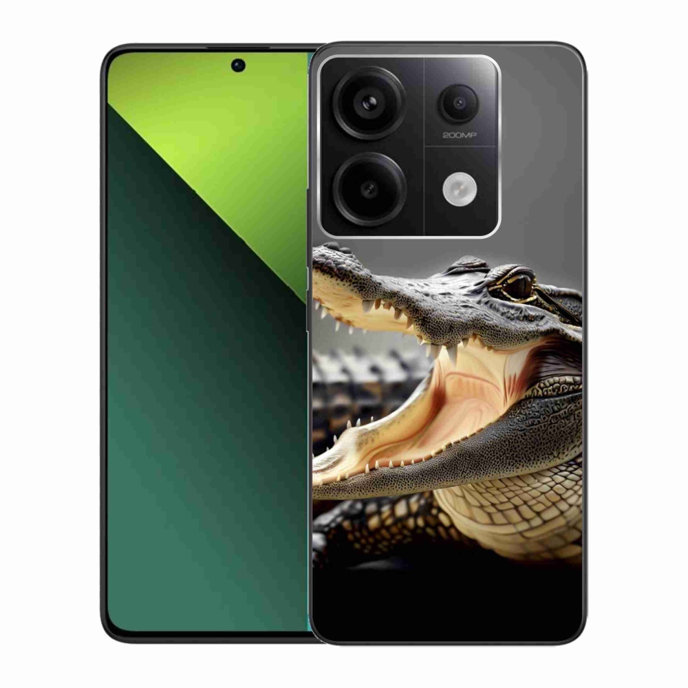Gél borítás mmCase a Xiaomi Redmi Note 13 Pro 5G/Poco X6 5G számára - krokodil