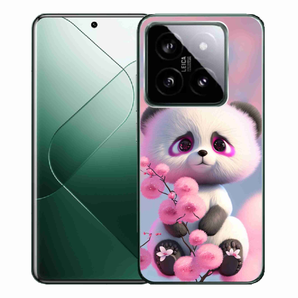 Gél borítás mmCase a Xiaomi 14 Pro-hoz - aranyos panda 1