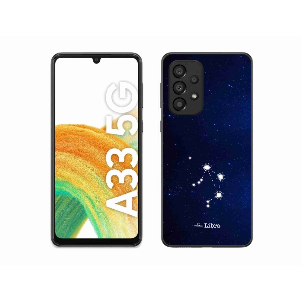 Gél borítás mmCase Samsung Galaxy A33 5G - csillagkép Mérleg