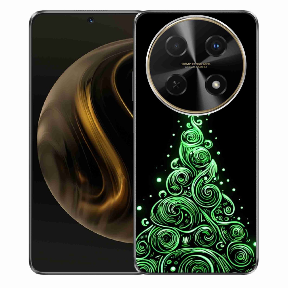 Gél borítás mmCase a Huawei Nova 12i számára - neon karácsonyfa 3