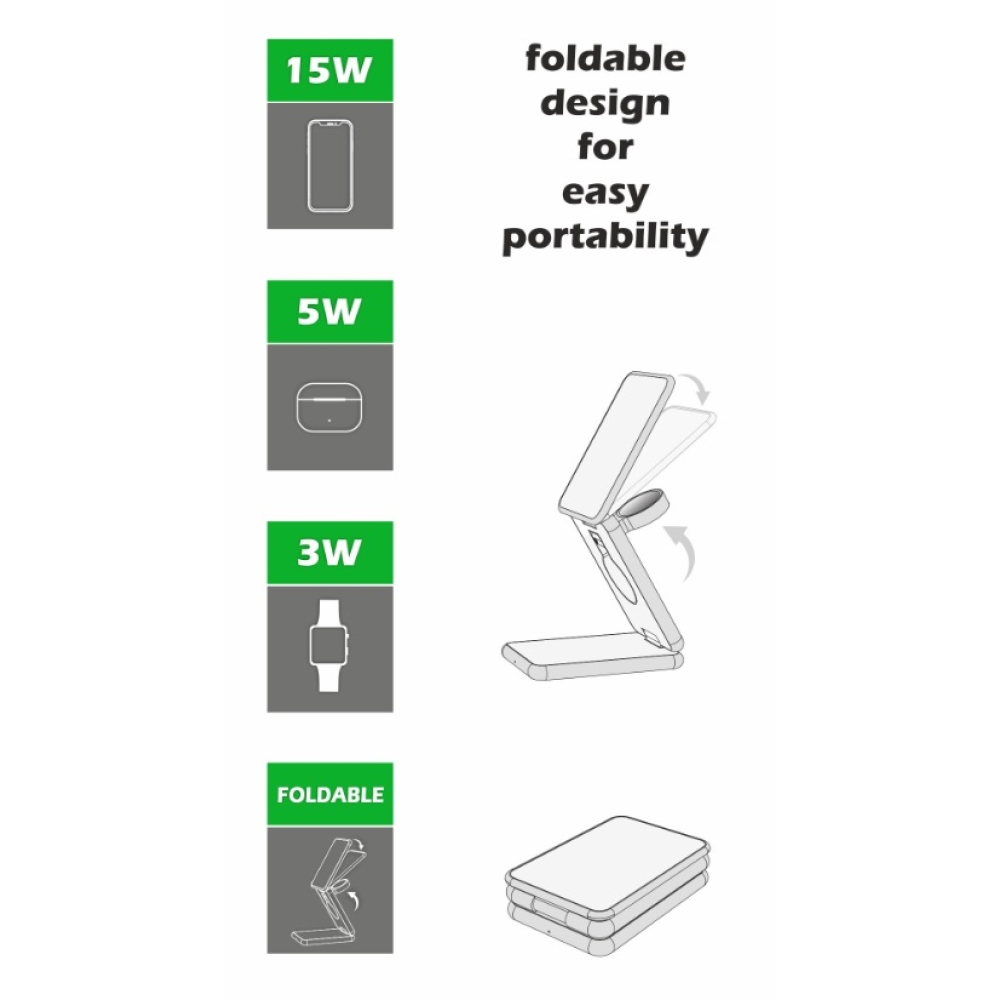 Swissten vezeték nélküli alumínium töltő AL1 (MagSafe kompatibilis) - szürke