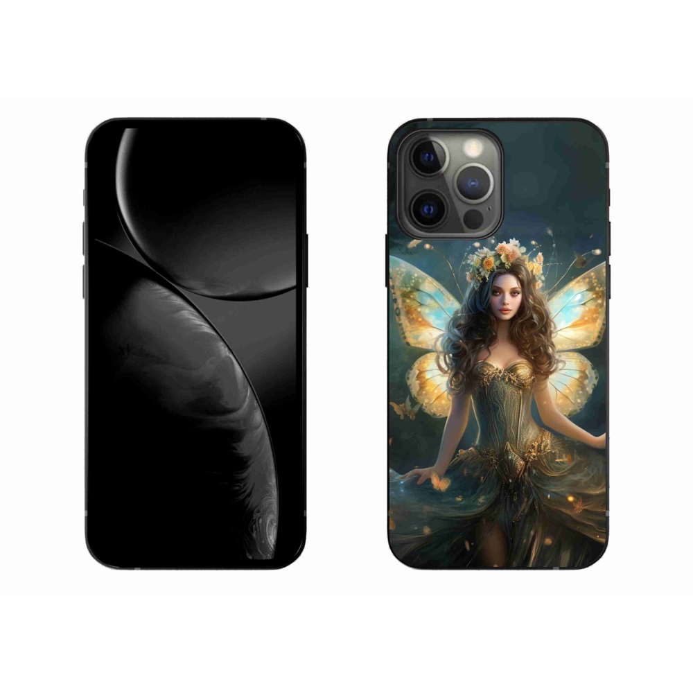 Gél borítás mmCase iPhone 13 Pro Max 6.7 - pillangó nő számára