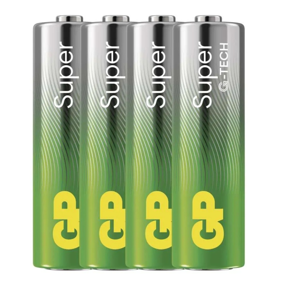 GP Super AA alkáli elemek (LR6) - 4db