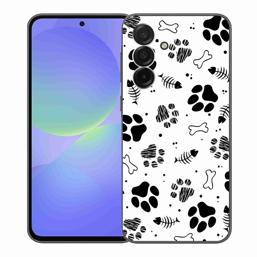 Zselés borítás mmCase Samsung Galaxy A36 5G - kutyamancsok 1