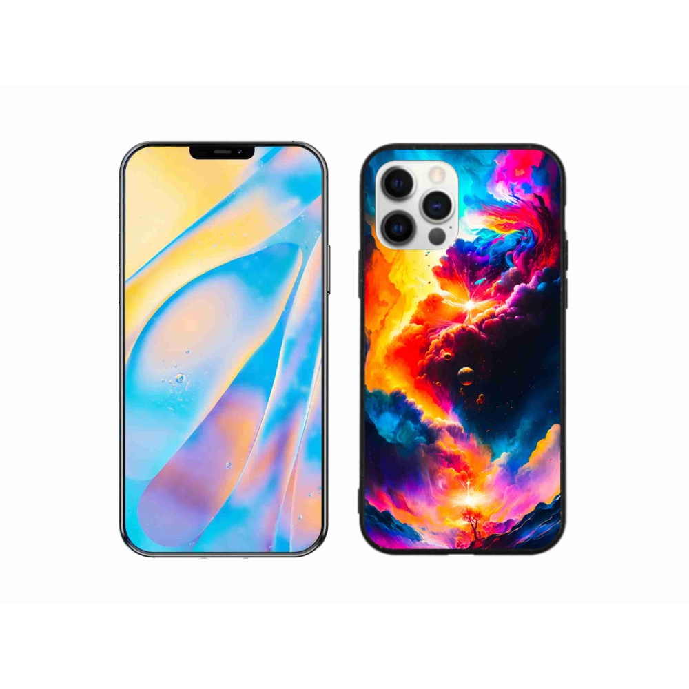 Zselés borítás mmCase iPhone 12 Pro készülékhez - absztrakt motívum